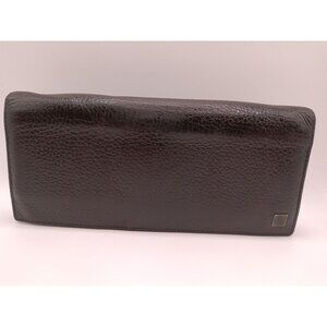Dunhill Genuine Leather Long Wallet With Multiple Card Slots & Sleek Design For